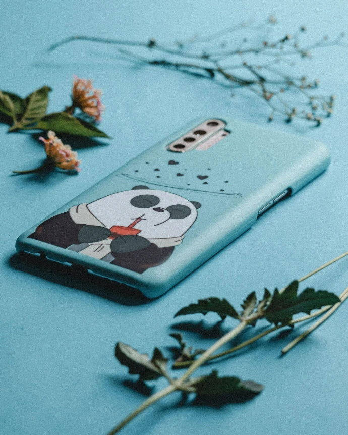 printed phone cover with illustration by BaluBarry